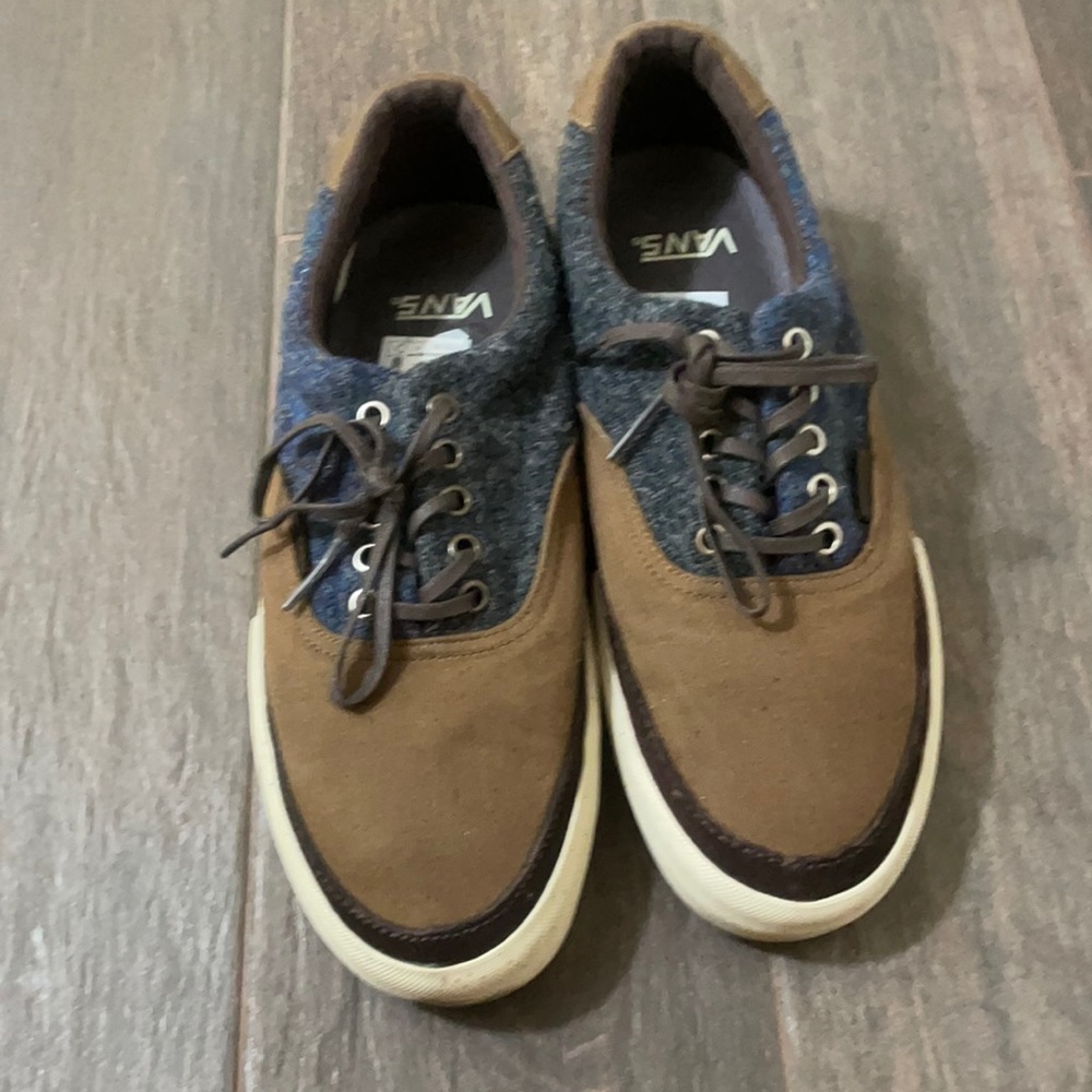 Vans Men's Sneakers in Brown and Blue